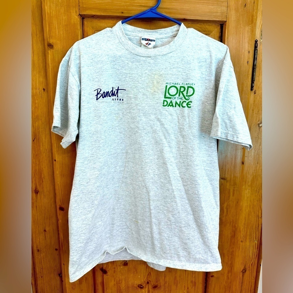 Vintage Lord Of The Dance World Tour Crew Tee Shirt 1998 Michael Flatley